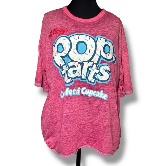 Kellogg's Pop-Tarts Pink Graphic T-Shirt - Picture 1 of 7